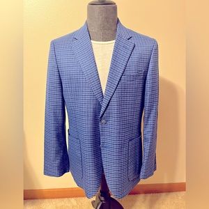 Nautica Blazer Blue Checkered 40S Slim Fit
